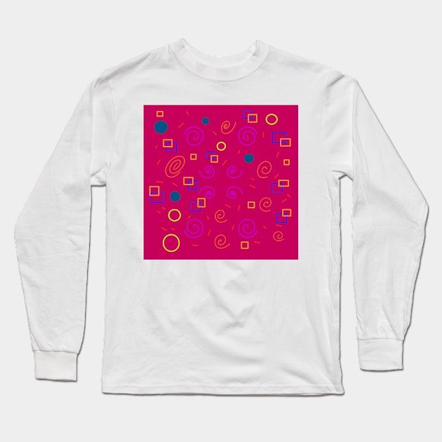 Abstract shapes collection Long Sleeve T-Shirt by jen28